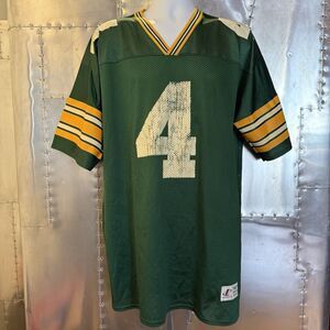 Vintage 90s Brett Favre Green Bay Packers Logo Athletic Jersey XL USA Superbowl